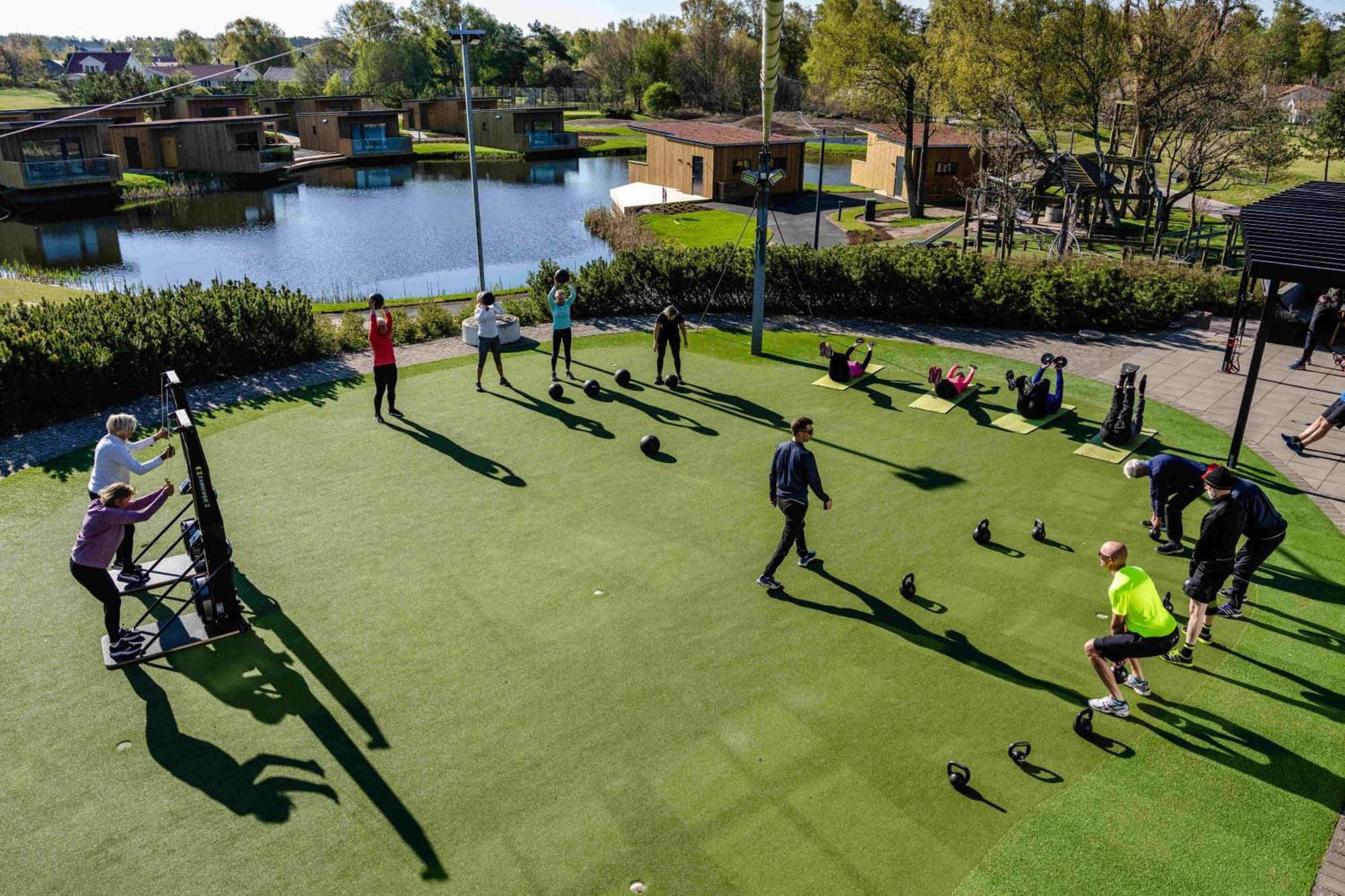 Halmstad Golfarena Stugor Zewnętrze zdjęcie
